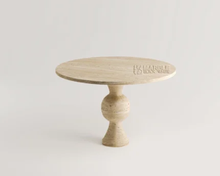 Fiorent Travertine Dining Table