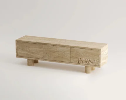 Marquina Travertine TV Unit