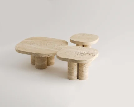 Olivessa Travertine Coffee Table