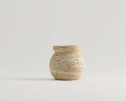 Onyxen Travertine Vase