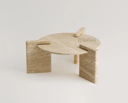 Quenvia Travertine Coffee Table
