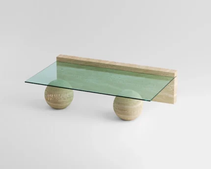 Thesselle Travertine Coffee Table
