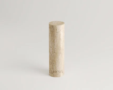 Xerelle Travertine Side Table