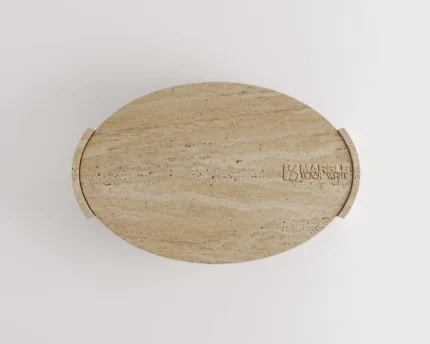 Zaravelle Travertine Coffee Table